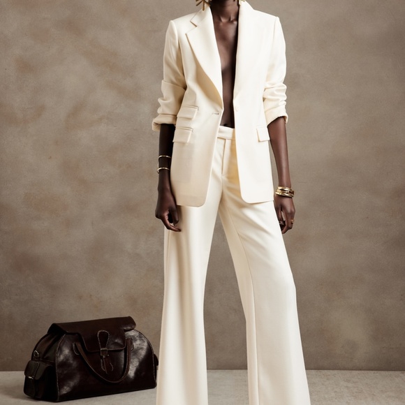 BANANA REPUBLIC Italian-made Lido Wide-Leg Pants, Size 14, OVER $100 OFF! NWT - Picture 7 of 7